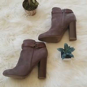 SALE TODAY ONLY!Suade High Heel Booties